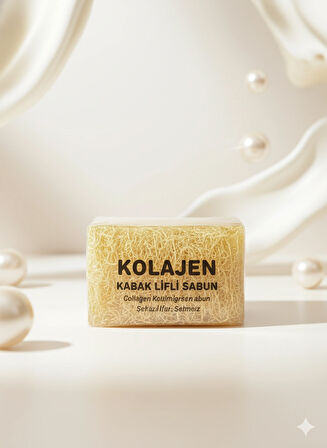 Doğal Kolajen Kabak Lifli Sabun