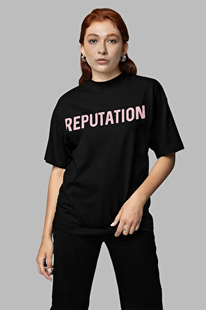 Taylor Swift Reputation Albüm Baskılı Unisex Oversize Şarkıcı Tişört