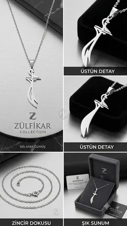 zülfikar çelik kolye