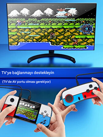 Klasik Oyun Oyuncusu 666  TV G9 Oyun Konsolu Retro Arşiv Mini Taşınabilir El Oyun Kutusu