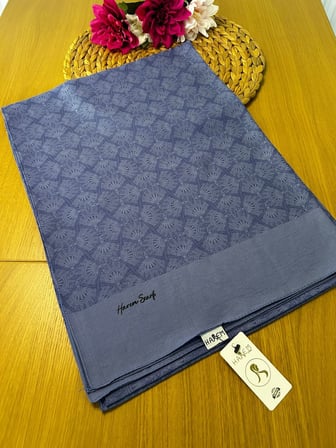 Harem Scarf Gold Sahra Şal Koyu İndigo