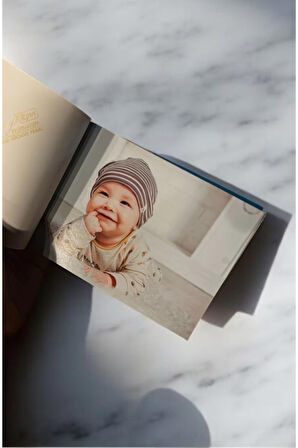 Kişiye Özel Flipbook Bebek Temalı Fotoğraf Albümü (10x15 cm )
