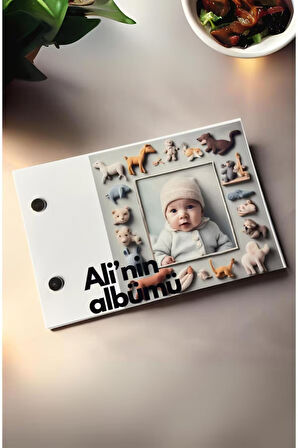 Kişiye Özel Flipbook Bebek Temalı Fotoğraf Albümü (10x15 cm )