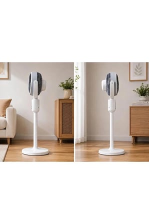  Yeni Model Ayarlanabilir Hareketli Kumandalı Sessiz Vantilatör Güçlü Hava Soğutucu Ayaklı Fan