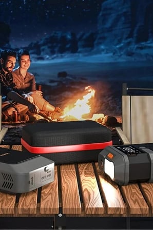 Akü Takviye Cihazı | 4'ü 1 Arada Powerbank, Hava Kompresörü, LCD Ekran, 12.000mAh 150PSI