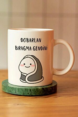 Dobarlan Bıragma Gendini Baskılı Kupa Bardak