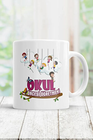 Okul Öncesi Öğretmeni Kupa Bardak