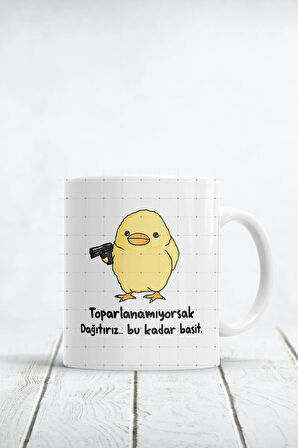 Toparlanamıyorsak Dağıtırız Bu Kadar Basit Baskılı Kupa Bardak