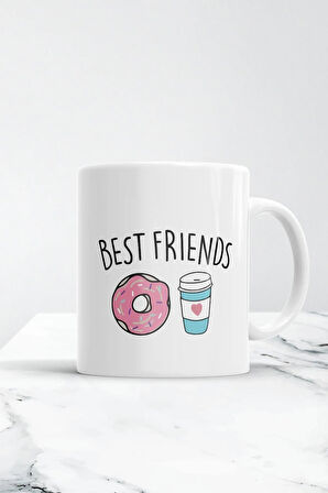 Donut Kahve Best Friends Kupa Kupa Bardak
