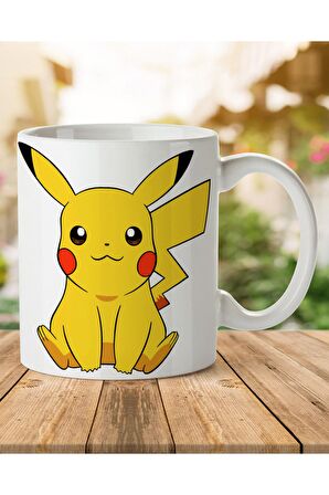Pokemon Pikachu Ash Ketchum Porselen Kupa Bardak