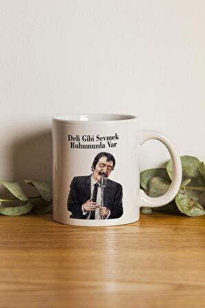 Ikra Medya - Müslüm Baba "deli Gibi Sevmek Ruhumuzda Var!" Kupa Bardak Makinede Yıkanabilir