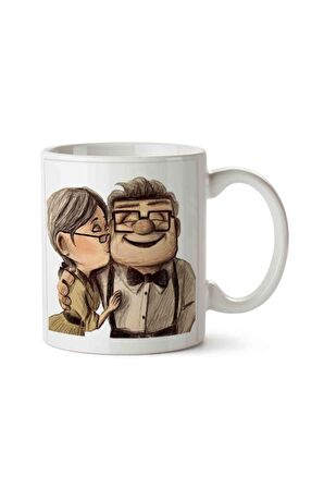 Yukarı Bak Porselen Kupa Bardak