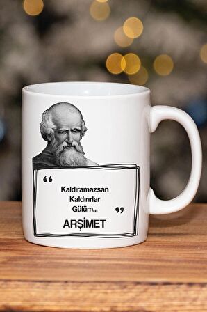 Arşimet Sözü Esprili Kupa Bardak Hediyesi