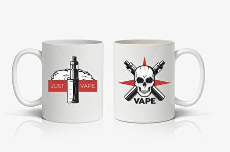 Vape Baskılı Kupa Bardak