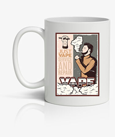 Just Vape Baskılı Kupa Bardak