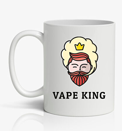 Vape King Baskılı Kupa Bardak