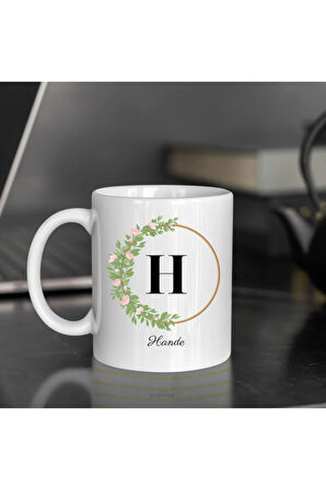 Kişiye Özel Harfli Baskılı Kupa Bardak