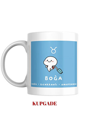 Komik Figüranlı Burç Baskılı Kupa Bardak