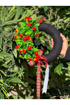 Yapay Çiçekli Kapı Süsü No:14