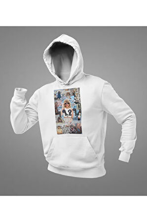 Tasarım 1989 Taylor Swift Baskılı Unisex Oversize Şarkıcı Hoodie
