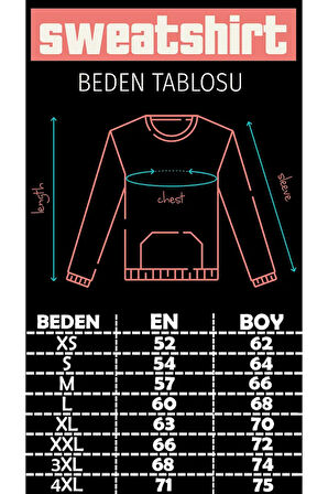 Tasarım Blink-182 Baskılı Unisex Oversize Sweatshirt