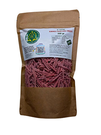 Kırmızı Pancarlı Erişte 500 Gr