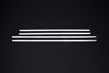 VW Bora Krom Cam Çıtası 4 Parça 1998-2004 Arası