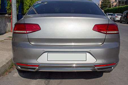 VW Passat B8 Krom Bagaj Alt Çıtası 2015-2019