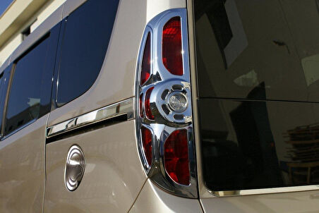 Fiat Doblo Krom Stop Çerçevesi 2 Parça Abs 2010-2014 Arası