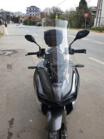 MOTOCAM Kral Arneb 150 Siperlik Ön Cam 2023-2025 Model 75cm Şeffaf Renkli 4mm UZUN CAM