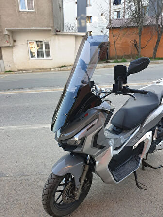 MOTOCAM Kral Arneb 150 Siperlik Ön Cam 2023-2025 Model 78cm Füme Renkli 4mm UZUN CAM