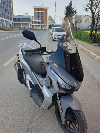 MOTOCAM Kral Arneb 150 Siperlik Ön Cam 2023-2025 Model 78cm şeffaf Renkli 4mm UZUN CAM