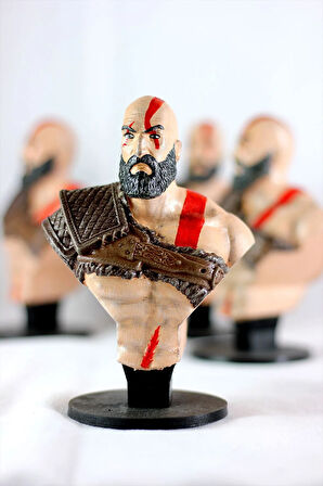 Kratos Figürü 15 cm - God Of War Kratos Büstü