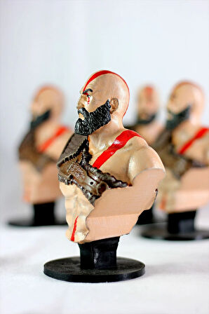 Kratos Figürü 15 cm - God Of War Kratos Büstü