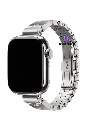 Apple Watch 12 11 10 46mm 9 8 7 6 SE Ultra Uyumlu 42-44-45-49mm Slim Baklalı Paslanmaz Çelik Kordon