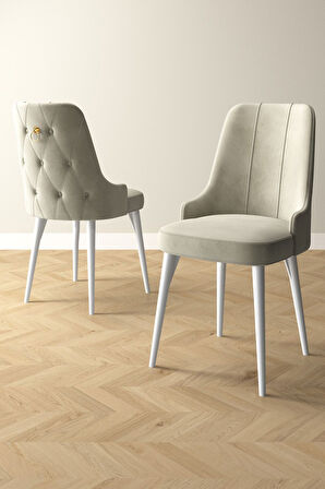 Clara Beyaz 80x132 Açılabilir Mdf Masa Yemek Odası Takımı,Mutfak Takımı 4 Sandalye 1 Bench