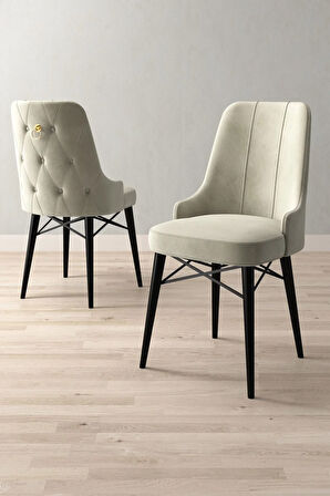 Arvela Siyah Mermer Desen MDF 80x132 Açılabilir Yemek Odası Takımı 4  Sandalye