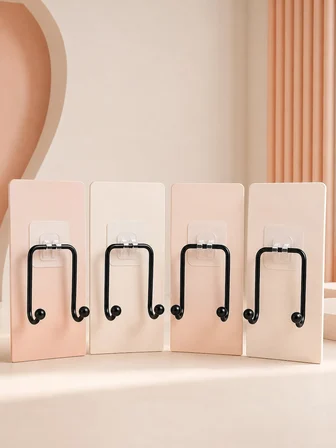 4 Adet Yapışkanlı Askı Çok Amaçlı Mutfak Banyo Düzenleyici Askılık