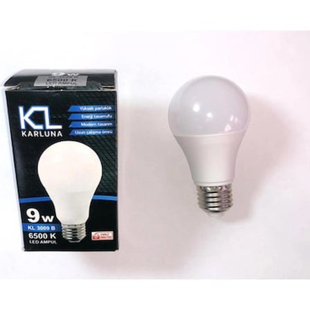 Karluna 8.5W E27 Duy 6500K 806 Lümen Beyaz Işık Led Ampul