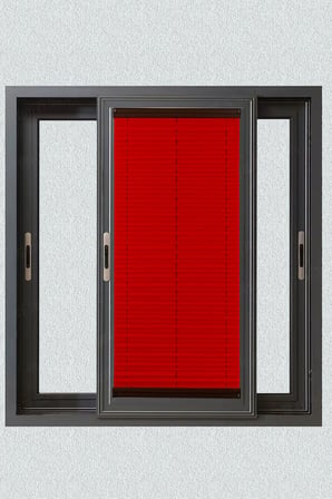 Toz Tutmaz Kırmızı Plise Perde Antibakteriyel - Cam Balkon & PVC Pencere Plise Perde Modelleri
