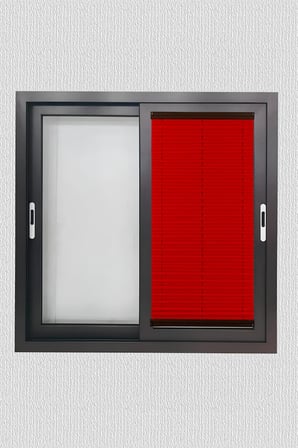 Toz Tutmaz Kırmızı Plise Perde Antibakteriyel - Cam Balkon & PVC Pencere Plise Perde Modelleri