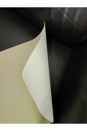 100 x 140 Cm lüks çeyiz paket Ambalaj Kağıdı önü beyaz arkası gri 20 Adet