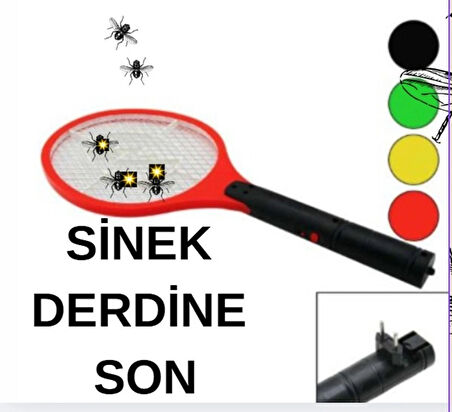 SİNEK ÖLDÜRÜCÜ FİŞ ŞARJLI SİNEK ÖLDÜRÜCÜ RAKET