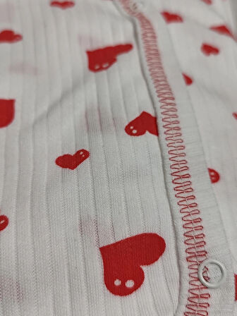 %100 Pamuklu 5 Parça Hastane Çıkışı Seti – Bebek Zıbın Takımı, Şapka, Önlük, Eldiven