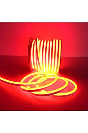 Cata 12v Kırmızı Neon Led - Hortum Led- Su Geçirmez - 5metre