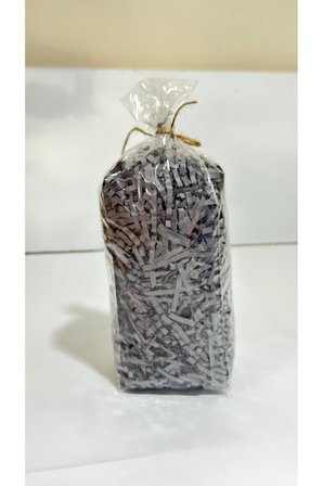 Gri Z Zigzag Kırpık Kâğıt 100 gr – Hediye Kutu İçi Dolgu & Paketleme Süsleme