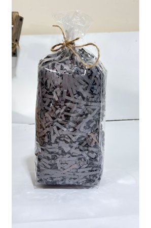 Füme Z Zigzag Kırpık Kâğıt 100 gr – Hediye Kutu İçi Dolgu & Paketleme Süsleme