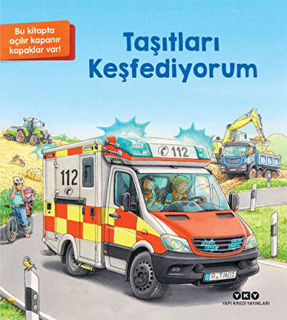0-5 Yaş Taşıtları Keşfediyorum Açılır Kapanır Kapaklı Kitap + Telefon Standı 