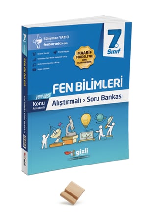 Gizli 7. Sınıf Maarif Konu Anlatımlı Alıştırmalı Fen Bilimleri Soru Bankası