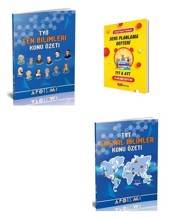 TYT 2027 Fen ve Sosyal Bilimleri Konu Özeti + Planlama Defteri